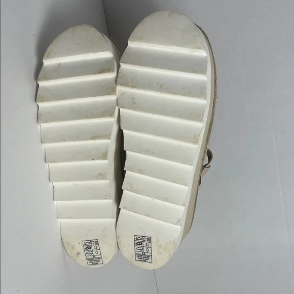 Free People Pink Knit Platform Espadrille Sandals - Picture 6 of 9